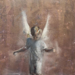 Rachel Shaw - Emergence, 20x30cm, Oil on board (sold) Rachel Shaw - Emergence, 20x30cm, Oil on board (sold)