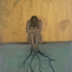 Rachel Shaw - Grounded, 31x46cm, (framed size) Oil on board (sold) Rachel Shaw - Grounded, 31x46cm, (framed size) Oil on board (sold)